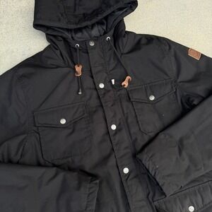 Element Wolfeboro Collection Mens Black Hooded Field Jacket Large RN99064‎